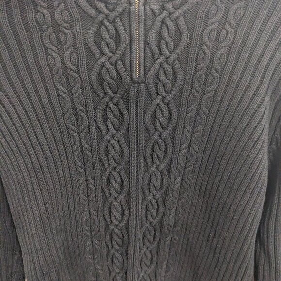 Lands End Quarter Zip Mens M - Picture 2 of 3